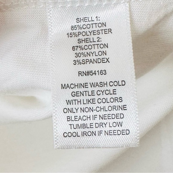 New Marc New York White Cotton One Shoulder Ruffled Blouse Top - Picture 4 of 5